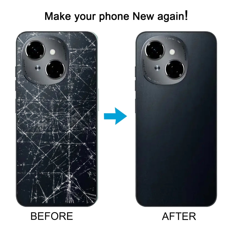 For Tecno Spark Go 1 Original Battery Back Cover(Black) - Back Cover by buy2fix | Online Shopping UK | buy2fix