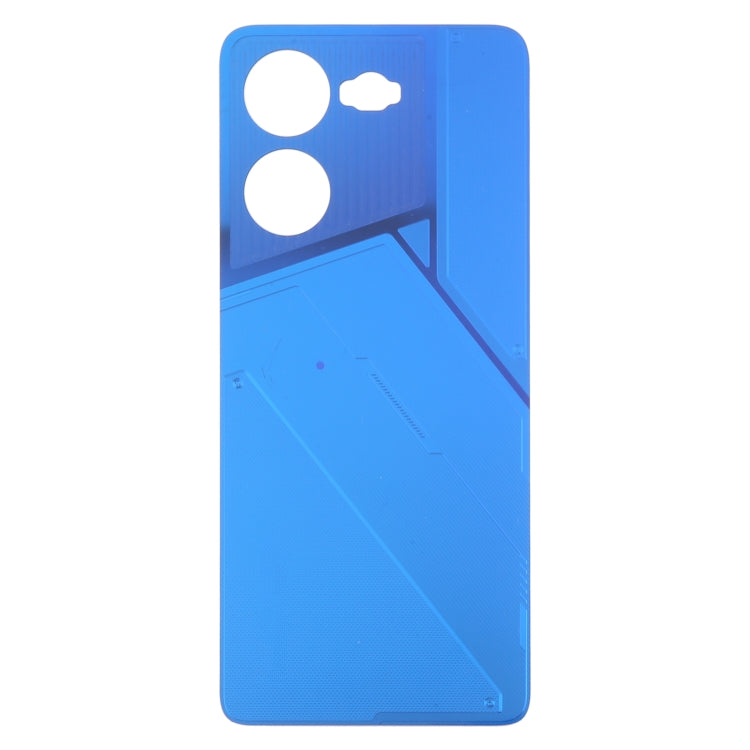 For Tecno Pova 5 4G Original Battery Back Cover(Blue) - Back Cover by buy2fix | Online Shopping UK | buy2fix