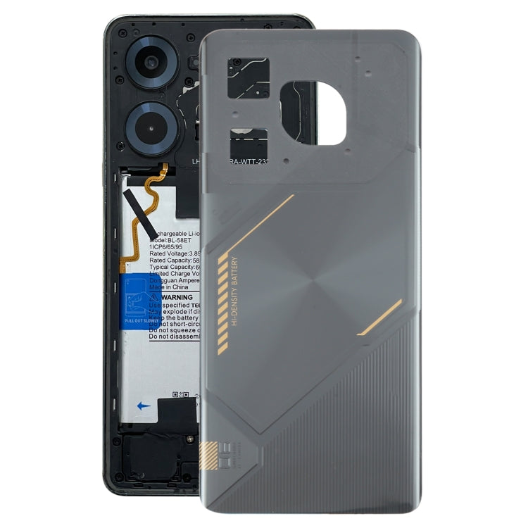 For Tecno Pova 6 Neo 4G Original Battery Back Cover(Black) - Back Cover by buy2fix | Online Shopping UK | buy2fix