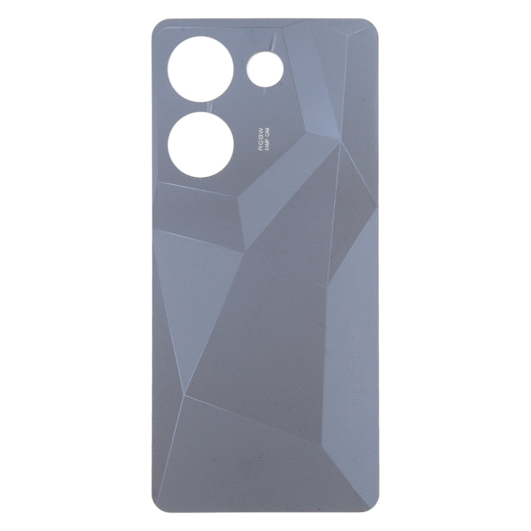 For Tecno Camon 20 Original Battery Back Cover(Black) - Back Cover by buy2fix | Online Shopping UK | buy2fix