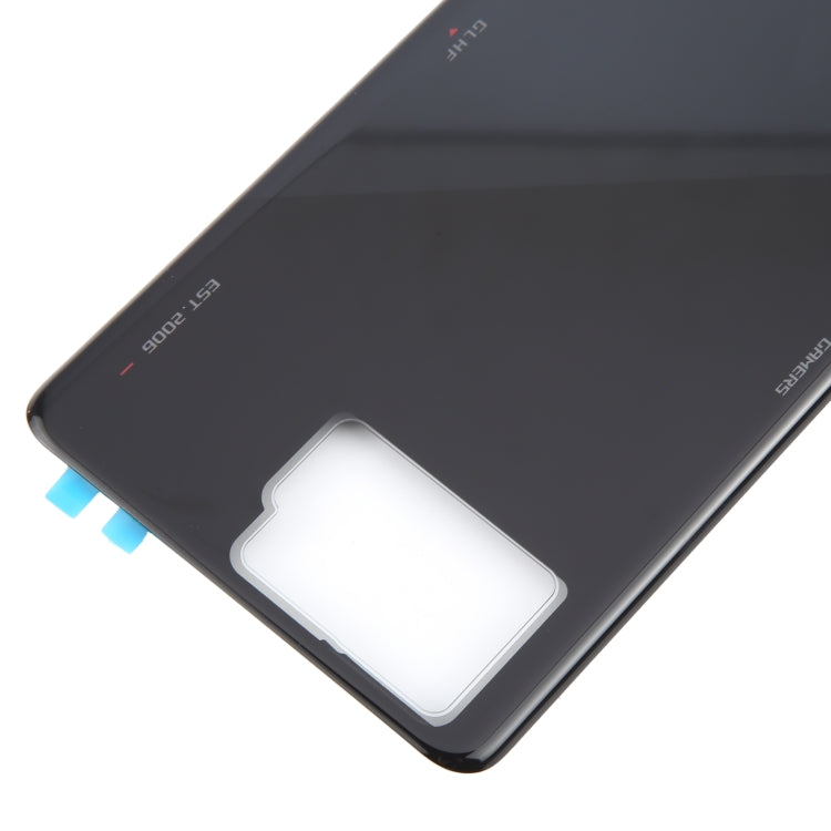 For Asus ROG Phone 8 Pro AI2401 AI2401_A Global Original Glass Battery Back Cover(Bright Black) - Back Cover by buy2fix | Online Shopping UK | buy2fix
