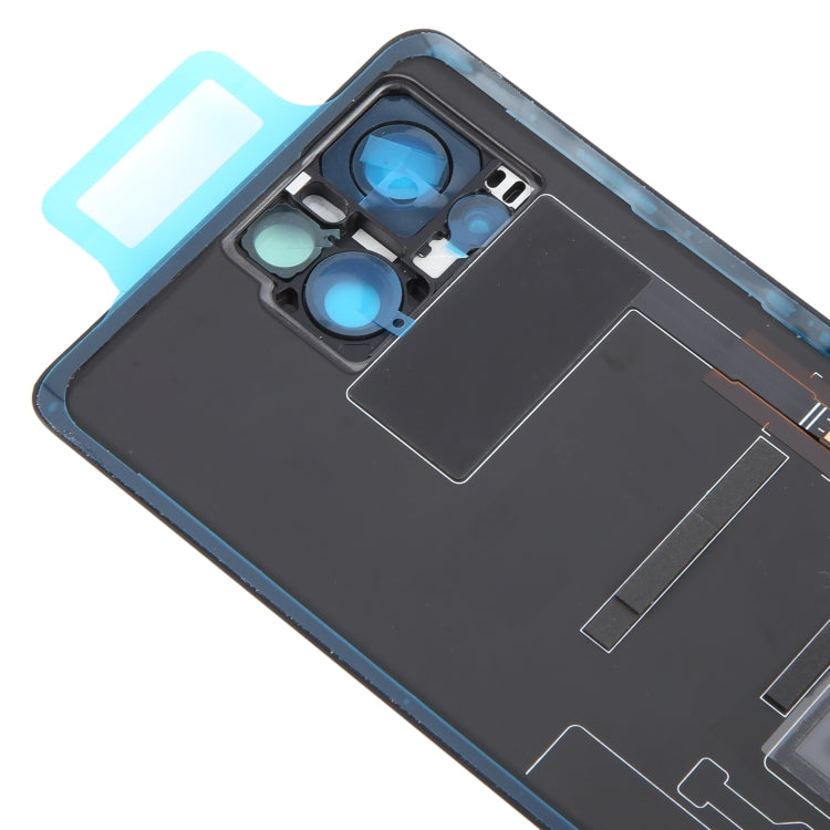 For Asus ROG Phone 8 Pro AI2401 AI2401_A Global Original Glass Battery Back Cover with Camera Frame(Matte Black) - Back Cover by buy2fix | Online Shopping UK | buy2fix