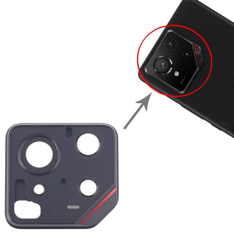 For ASUS ROG Phone 9 5G Back Camera Lens Frame(Red) - Camera by buy2fix | Online Shopping UK | buy2fix