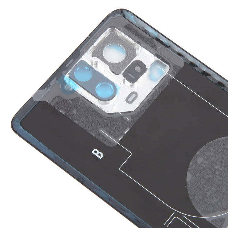 For Asus ROG Phone 9 Pro 5G Original Glass Battery Back Cover with Camera Frame(Matte Black) - Back Cover by buy2fix | Online Shopping UK | buy2fix