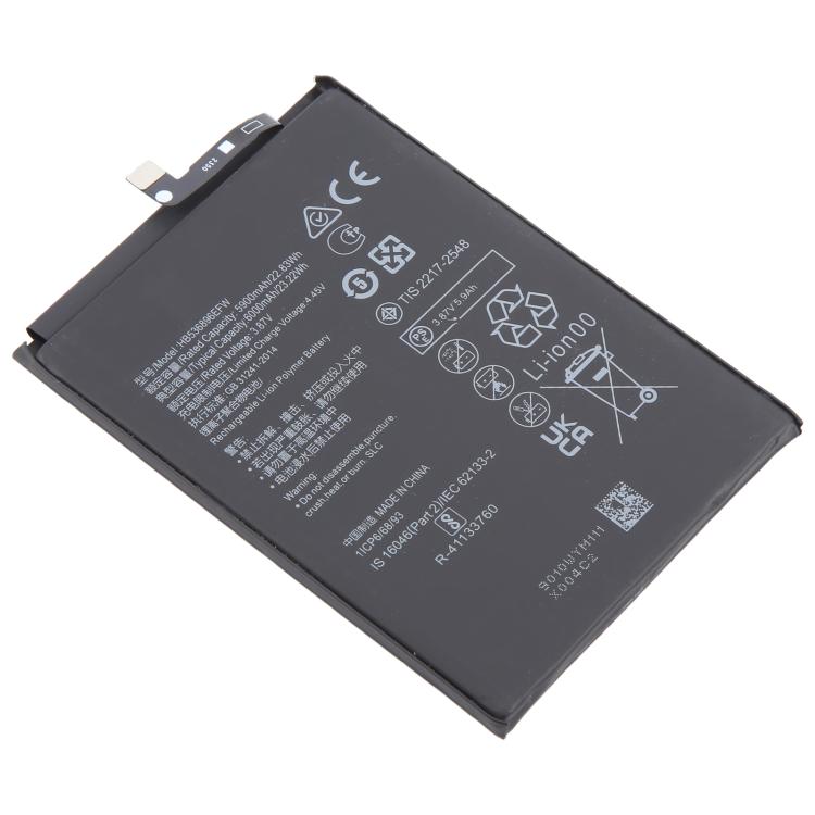 For Huawei Nova Y70 HB536896EFW 5900mAhLi-Polymer Battery Replacement - For Huawei by buy2fix | Online Shopping UK | buy2fix