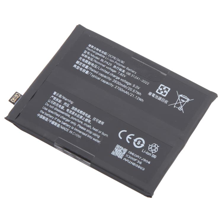 For OnePlus 12 5G BLPA25 2630mAh Battery Replacement - For ZTE by buy2fix | Online Shopping UK | buy2fix