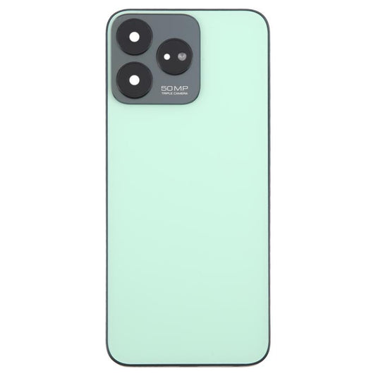 For ZTE Axon 50 Lite 8050 Glass Battery Back Cover with Middle Frame / Camera Lens Cover(Green) - For ZTE by buy2fix | Online Shopping UK | buy2fix