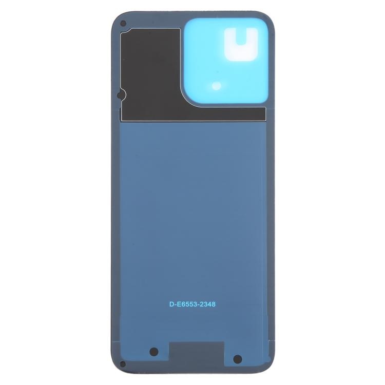 For ZTE Blade V50 Design 4G Glass Battery Back Cover(Black) - For ZTE by buy2fix | Online Shopping UK | buy2fix