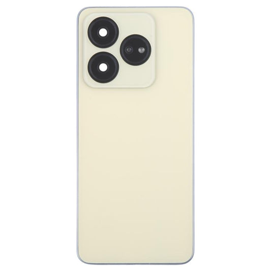 For ZTE Axon 60 Lite Glass Battery Back Cover with Middle Frame / Camera Lens Cover(Gold) - For ZTE by buy2fix | Online Shopping UK | buy2fix