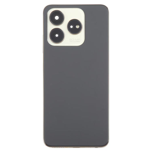 For ZTE Axon 60 / V60 Z2356 Glass Battery Back Cover with Middle Frame / Camera Lens Cover(Black) - For ZTE by buy2fix | Online Shopping UK | buy2fix