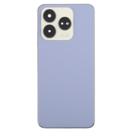 For ZTE Axon 60 / V60 Z2356 Glass Battery Back Cover with Middle Frame / Camera Lens Cover(Purple) - For ZTE by buy2fix | Online Shopping UK | buy2fix