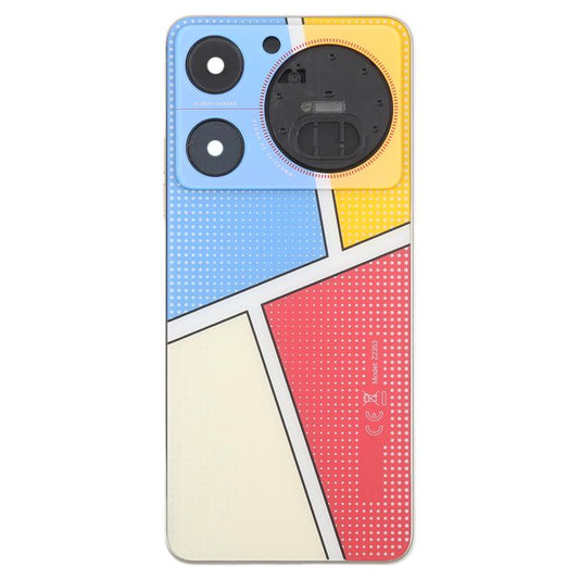 For ZTE nubia Music Z2353 Glass Battery Back Cover with Middle Frame / Camera Lens Cover(Multicolour) - For ZTE by buy2fix | Online Shopping UK | buy2fix