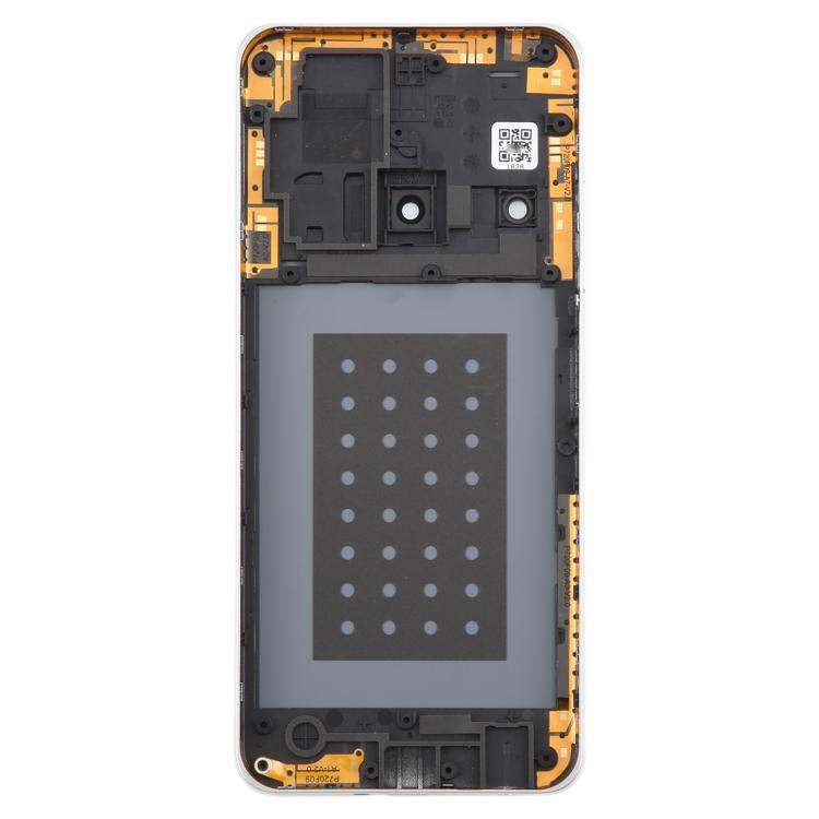 For ZTE Blade A75 5G Z2357N / Blade V60 Smart Glass Battery Back Cover with Middle Frame / Camera Lens Cover(Green) - For ZTE by buy2fix | Online Shopping UK | buy2fix