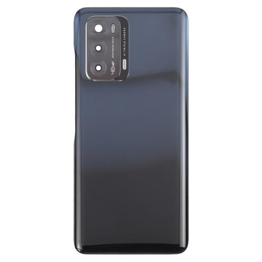 For ZTE Blade V40 Battery Back Cover with Adhesive / Camera Lens Cover(Black) - For ZTE by buy2fix | Online Shopping UK | buy2fix