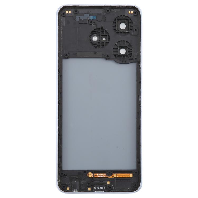 For ZTE Blade V60 Design Z2350 Glass Battery Back Cover with Middle Frame / Camera Lens Cover(Blue) - For ZTE by buy2fix | Online Shopping UK | buy2fix