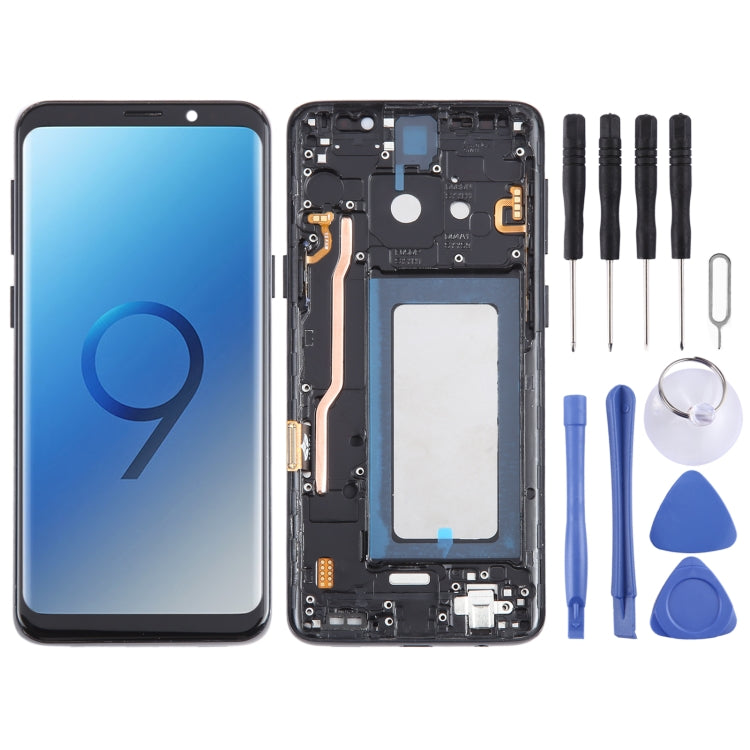 For Samsung Galaxy S9 SM-G960 TFT LCD Screen Digitizer Full Assembly with Frame (Black) - LCD Screen by buy2fix | Online Shopping UK | buy2fix
