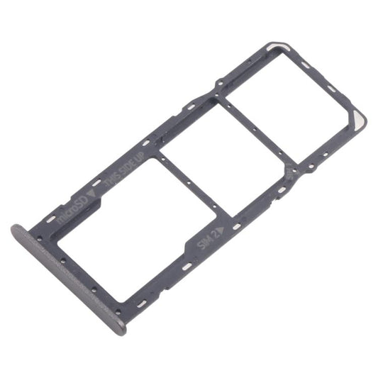 For Nokia C32 Original SIM Card Tray + SIM Card Tray + Micro SD Card Tray (Black) - Card Tray by buy2fix | Online Shopping UK | buy2fix