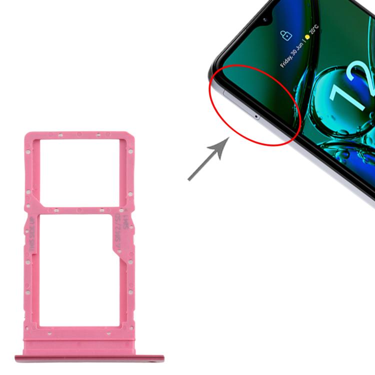 For Nokia G42 Original SIM Card Tray + SIM Card Tray / Micro SD Card Tray (Red) - Card Tray by buy2fix | Online Shopping UK | buy2fix