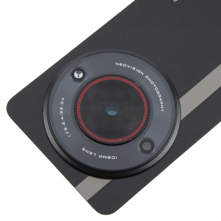 For ZTE nubia Focus Glass Battery Back Cover with Adhesive / Camera Lens Cover(Black) - For ZTE by buy2fix | Online Shopping UK | buy2fix