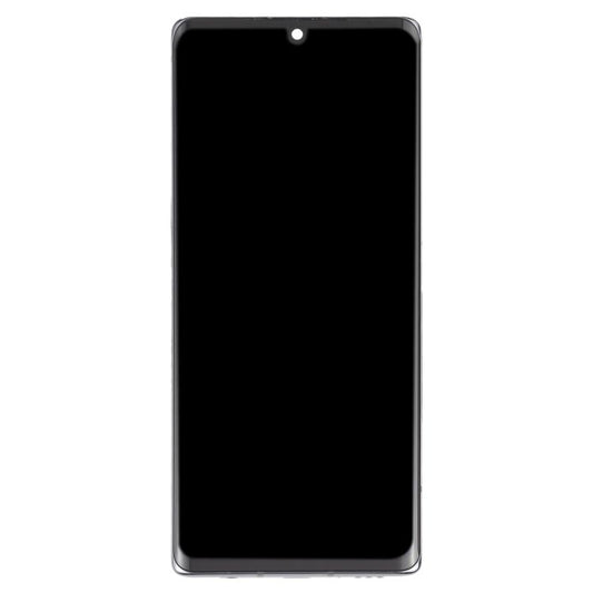 For LG Velvet 5G US Version Original LCD Screen Digitizer Full Assembly with Frame (Silver) - For LG by buy2fix | Online Shopping UK | buy2fix