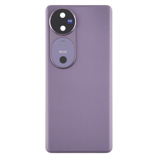 For vivo V40 Battery Back Cover with Camera Lens Cover(Purple) - Back Cover by buy2fix | Online Shopping UK | buy2fix
