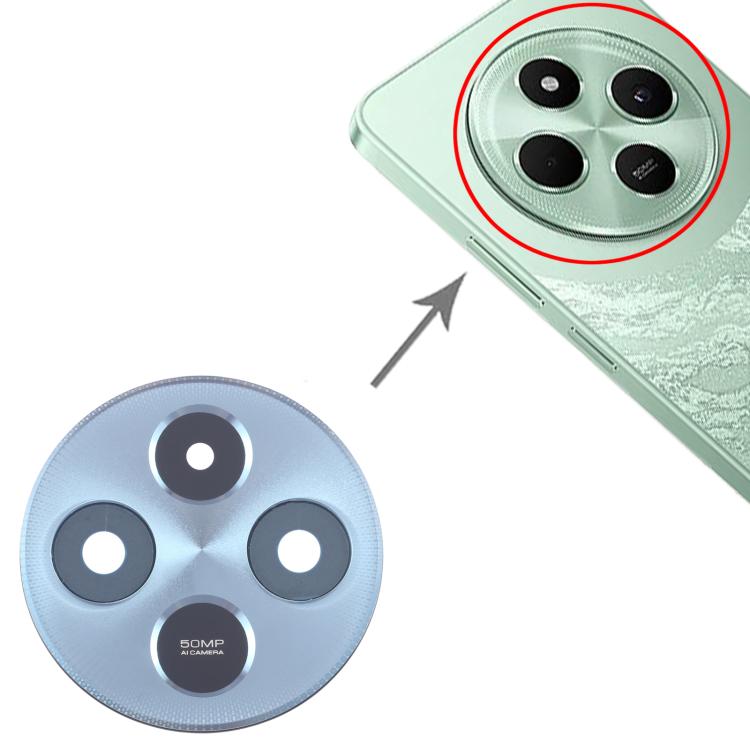 For Xiaomi Poco C75 5G Original Rear Camera Lens Cover (Blue) - Camera by buy2fix | Online Shopping UK | buy2fix