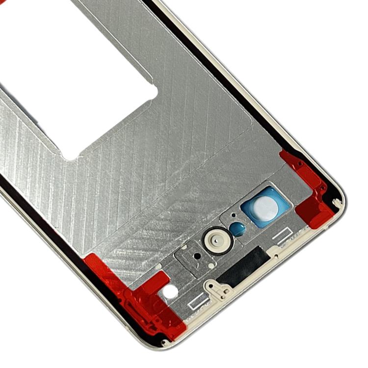For OPPO Reno7 Pro 5G Front Housing LCD Frame Bezel Plate (Gold) - LCD Screen by buy2fix | Online Shopping UK | buy2fix