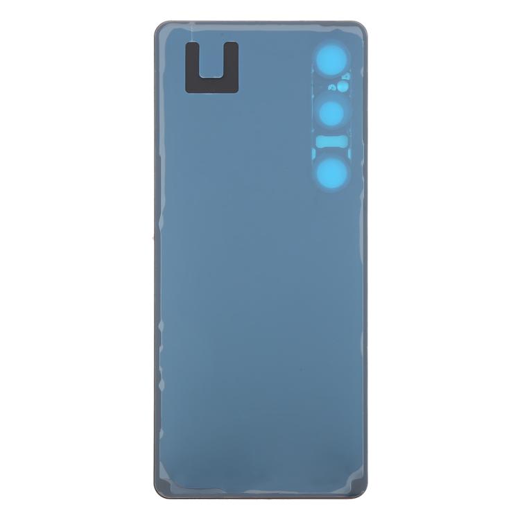 For Sony Xperia 1 VI Original Battery Back Cover with Camera Lens Cover(Silver) - Back Cover by buy2fix | Online Shopping UK | buy2fix