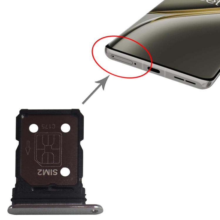 For OnePlus Ace 3 Pro PJX110 PGP110 SIM + SIM Card Tray (Silver) - Card Tray by buy2fix | Online Shopping UK | buy2fix