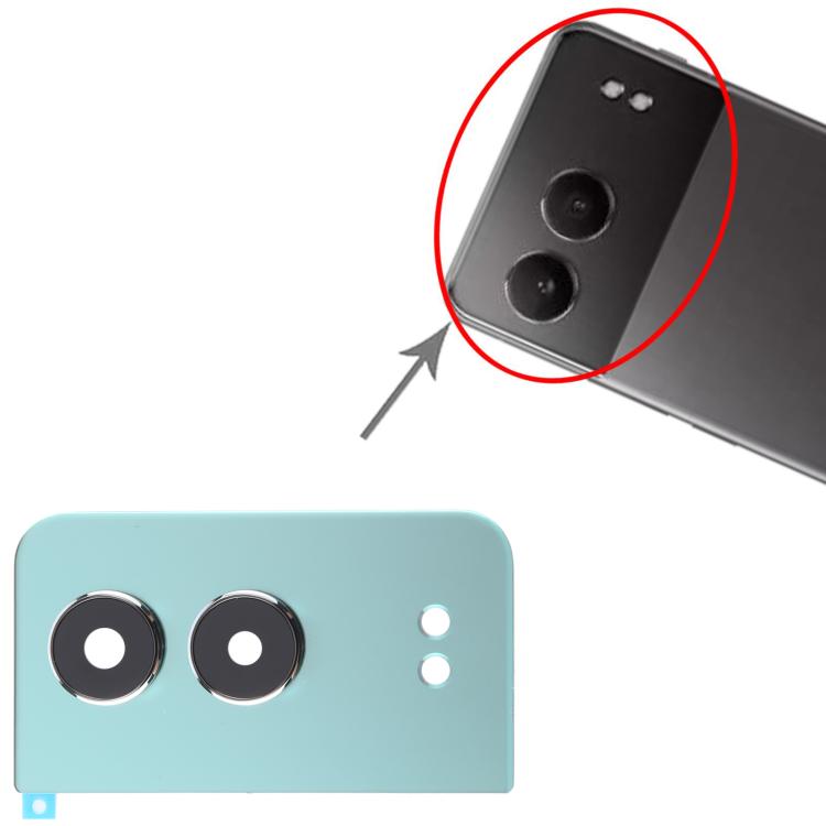 For OnePlus Nord 4 CPH2663 CPH2661 Original Rear Camera Lens Cover (Green) - Camera Series by buy2fix | Online Shopping UK | buy2fix
