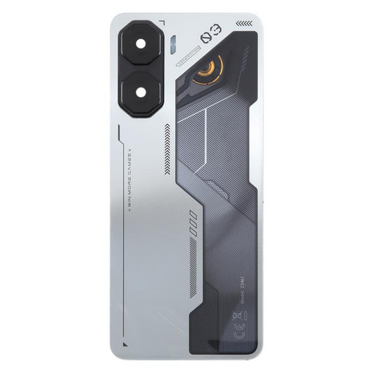 For ZTE nubia Neo 3 Plastic Battery Back Cover with Camera Lens Cover(Silver) - For ZTE by buy2fix | Online Shopping UK | buy2fix