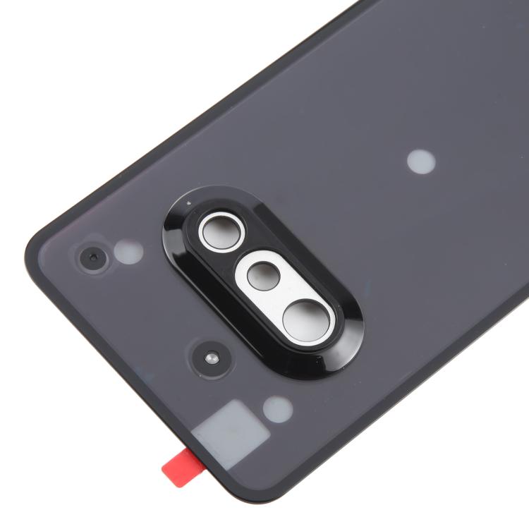 For Nothing Phone 3a A059 Glass Battery Back Cover with Camera Frame(Black) - For Nothing by buy2fix | Online Shopping UK | buy2fix