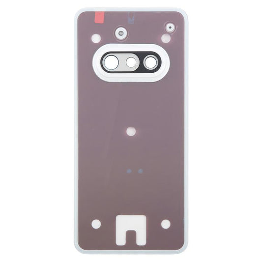 For Nothing Phone 3a A059 Glass Battery Back Cover with Camera Frame(White) - For Nothing by buy2fix | Online Shopping UK | buy2fix