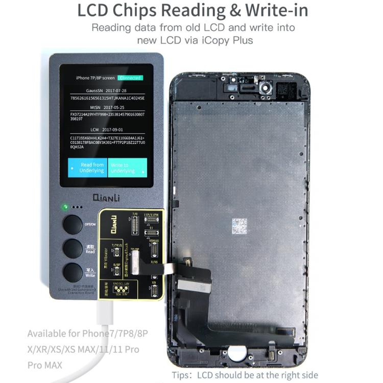 For iPhone 6 - 14 Pro Max 5 in 1 Qianli iCopy Plus 2.2 Repair Detection Programmer Set - Repair Programmer by QIANLI | Online Shopping UK | buy2fix