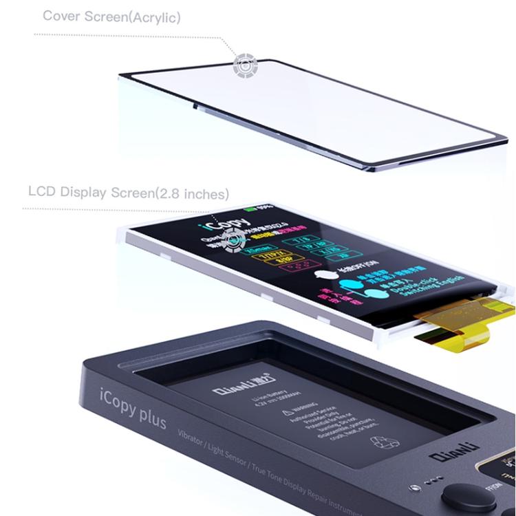 For iPhone 6 - 14 Pro Max 5 in 1 Qianli iCopy Plus 2.2 Repair Detection Programmer Set - Repair Programmer by QIANLI | Online Shopping UK | buy2fix