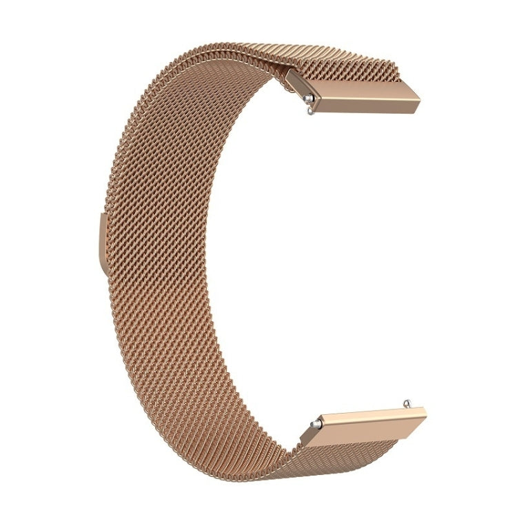 18mm Milan Stainless Steel Mesh Watch Band(Rose Gold) - Watch Bands by buy2fix | Online Shopping UK | buy2fix
