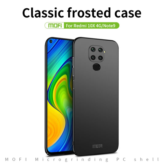 For Xiaomi Redmi 10X 4G MOFI Frosted PC Ultra-thin Hard Case(Blue) by MOFI