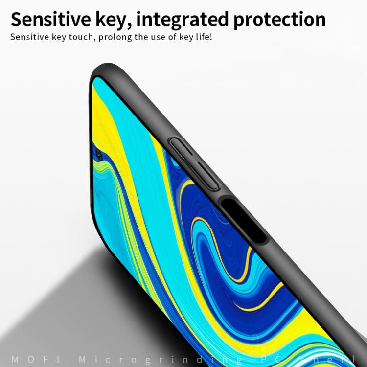 For Xiaomi RedMi Note9S/Note9Pro MOFI Frosted PC Ultra-thin Hard C(Black) - Xiaomi Cases by MOFI | Online Shopping UK | buy2fix