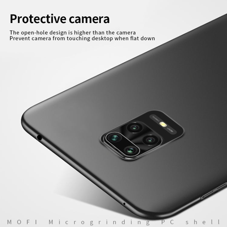 For Xiaomi RedMi Note9S/Note9Pro MOFI Frosted PC Ultra-thin Hard C(Black) - Xiaomi Cases by MOFI | Online Shopping UK | buy2fix