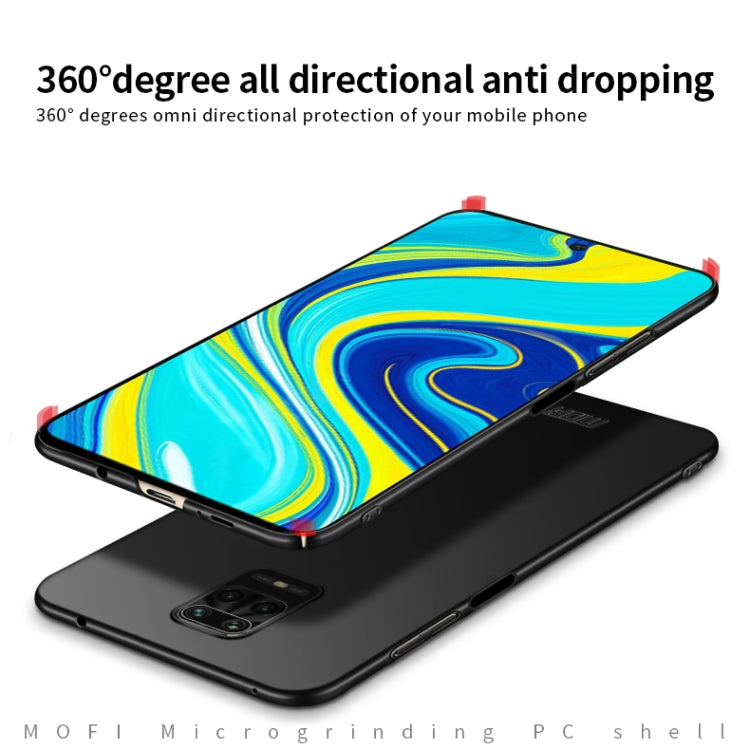 For Xiaomi RedMi Note9S/Note9Pro MOFI Frosted PC Ultra-thin Hard C(Black) - Xiaomi Cases by MOFI | Online Shopping UK | buy2fix