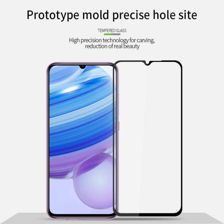 For Xiaomi RedMi 10X 5G MOFI 9H 2.5D Full Screen Tempered Glass Film(Black) - by MOFI | Online Shopping UK | buy2fix