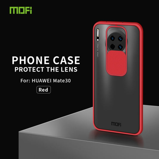 For Huawei Mate 30 MOFI Xing Dun Series PC + TPU Anti-peep Waterproof And Anti-drop All-inclusive Protective Shell, Translucent Frosted(Red) by MOFI