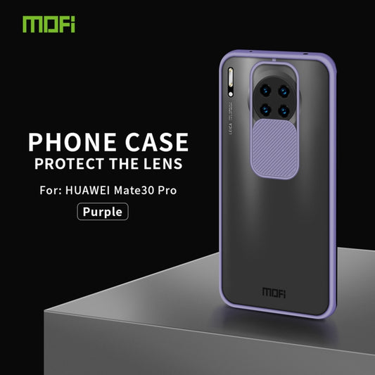 For Huawei Mate 30 Pro MOFI Xing Dun Series PC + TPU Anti-peep Waterproof And Anti-drop All-inclusive Protective Shell, Translucent Frosted(Purple) by MOFI