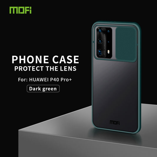 For Huawei P40 Pro+ MOFI Xing Dun Series PC + TPU Anti-peep Waterproof And Anti-drop All-inclusive Protective Shell, Translucent Frosted(Green) by MOFI