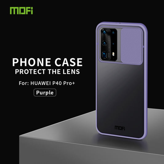 For Huawei P40 Pro+ MOFI Xing Dun Series PC + TPU Anti-peep Waterproof And Anti-drop All-inclusive Protective Shell, Translucent Frosted(Purple) by MOFI