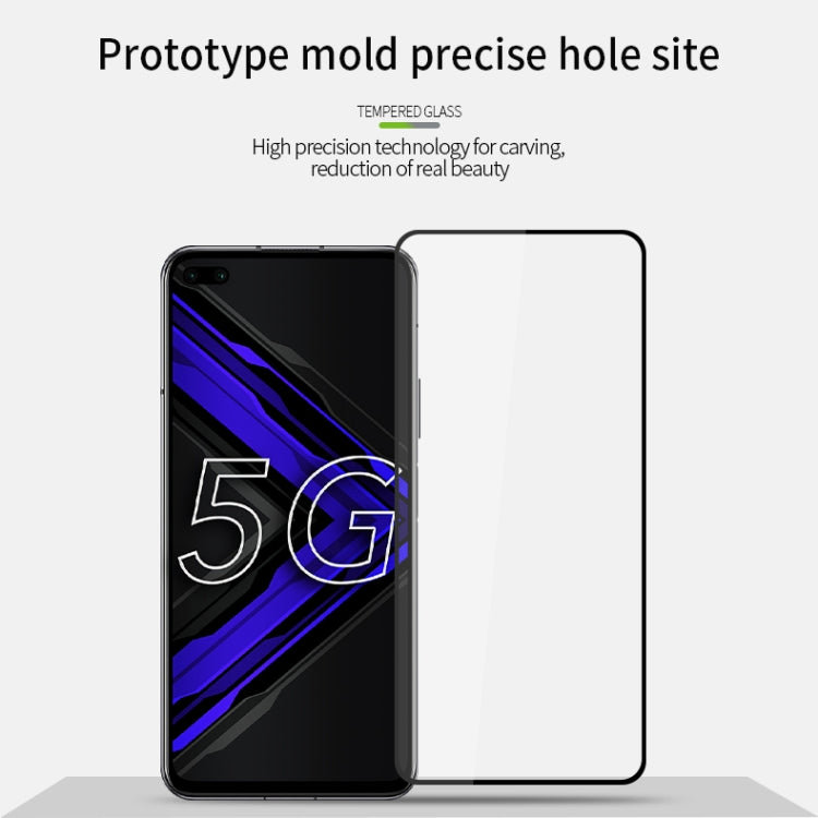 For Huawei Honor Play4 Pro PINWUYO 9H 2.5D Full Screen Tempered Glass Film(Black) - Honor Tempered Glass by PINWUYO | Online Shopping UK | buy2fix