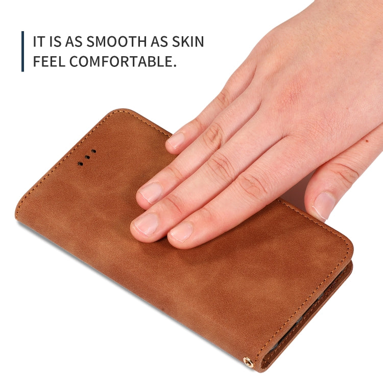 For OPPO Reno 2Z & Reno 2F Retro Skin Feel Business Magnetic Horizontal Flip Leather Case(Brown) by buy2fix