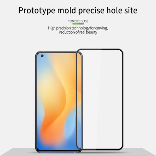 For vivo X50 PINWUYO 9H 3D Curved Full Screen Explosion-proof Tempered Glass Film(Black) by PINWUYO