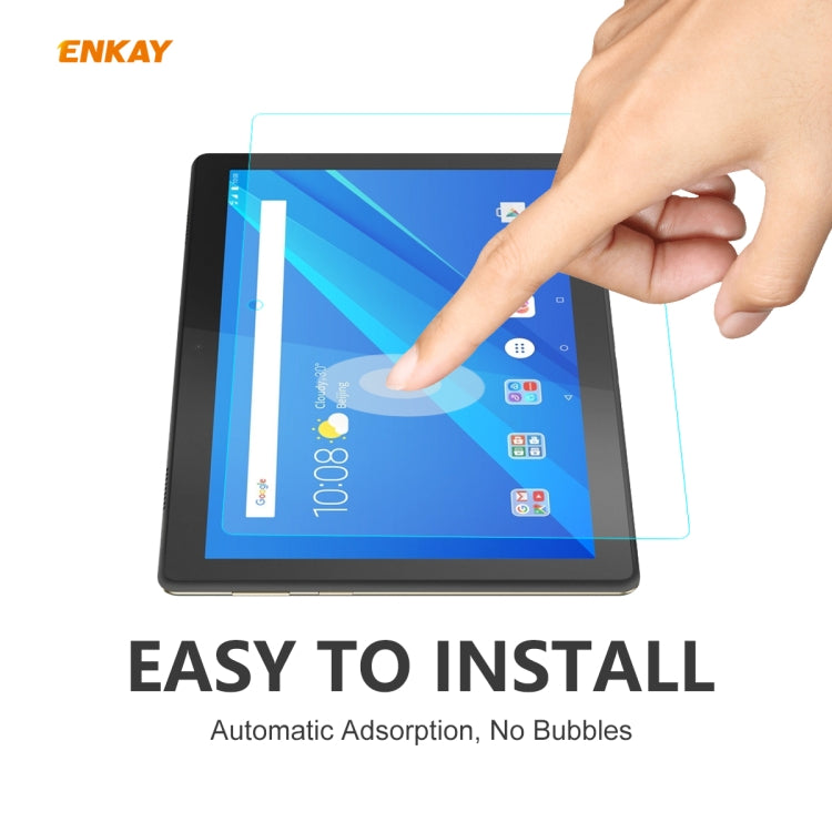 For Lenovo Smart Tab M10 10.1 ENKAY Hat-Prince 0.33mm 9H Surface Hardness 2.5D Explosion-proof Tempered Glass Screen Protector - Others by ENKAY | Online Shopping UK | buy2fix