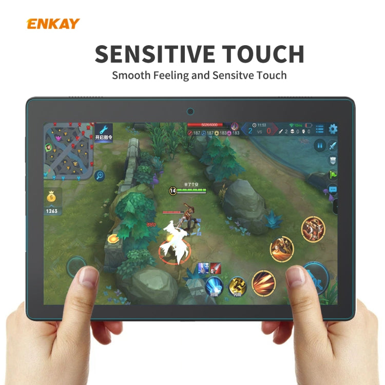 For Lenovo Smart Tab M10 10.1 ENKAY Hat-Prince 0.33mm 9H Surface Hardness 2.5D Explosion-proof Tempered Glass Screen Protector - Others by ENKAY | Online Shopping UK | buy2fix